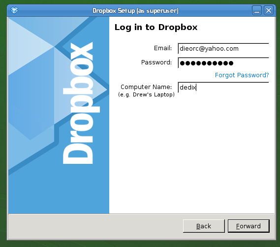 download gz file from dropbox